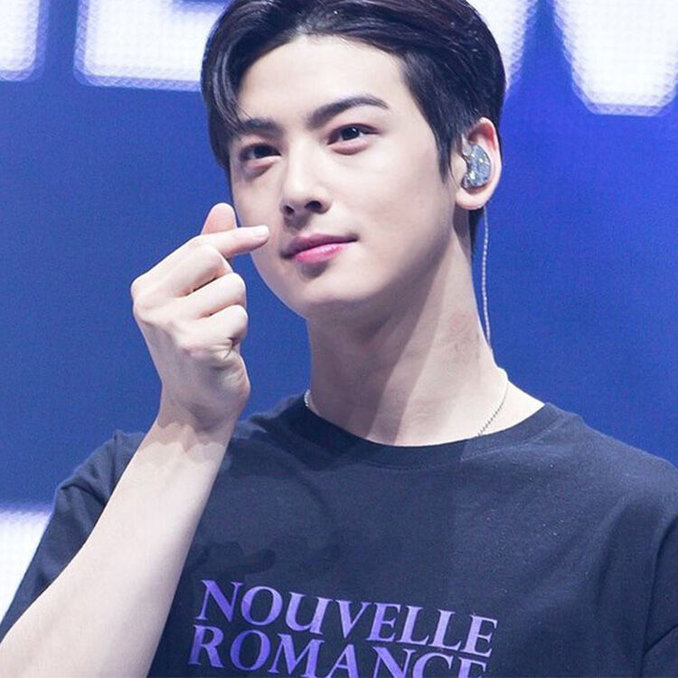 チャウヌ　サイン入りTシャツ CHA EUN-WOO チャウヌ CK サイン入りのTシャツ - メルカリ