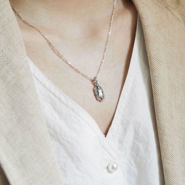韓国発【HANNA543】BTSジミン着用★N349Sネックレス 925SILVER N349S ネックレス [HANNA543] 正規品 BTS ジミン 7F