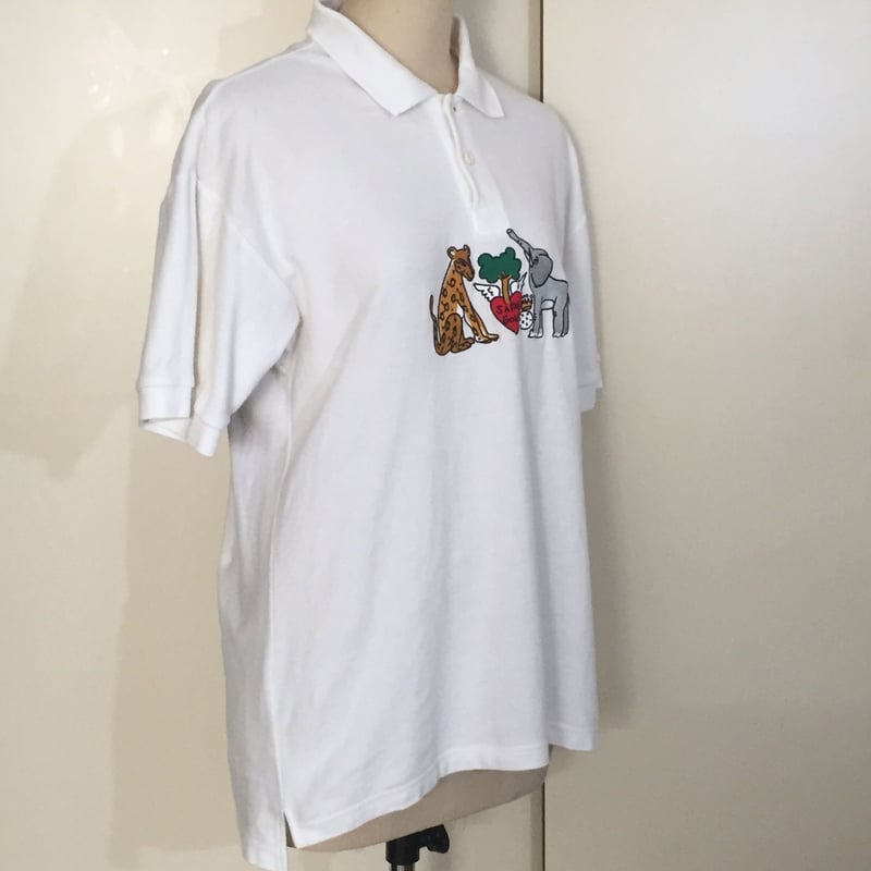 Jean-Charles de Castelbajac sport アニマル刺繍ポロシャツ |