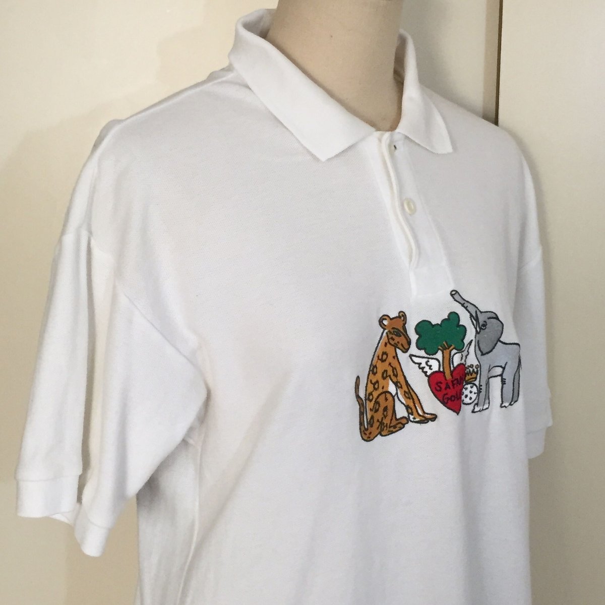 Jean-Charles de Castelbajac sport アニマル刺繍ポロシャツ |