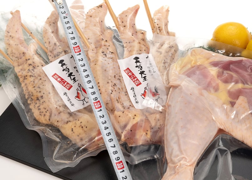 熊本地鶏 天草大王】くまもと食彩の力 山賊セット（大手羽串6本 ＆骨