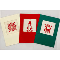 クリスマスカード【刺繍キット】