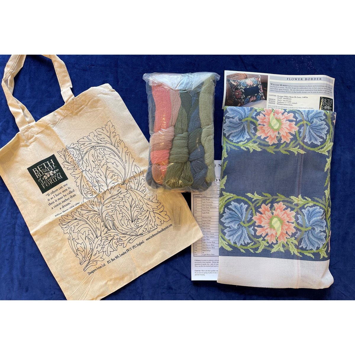 ベスラッセル 刺繍キットBannies by William De Morgan 【公式通販】