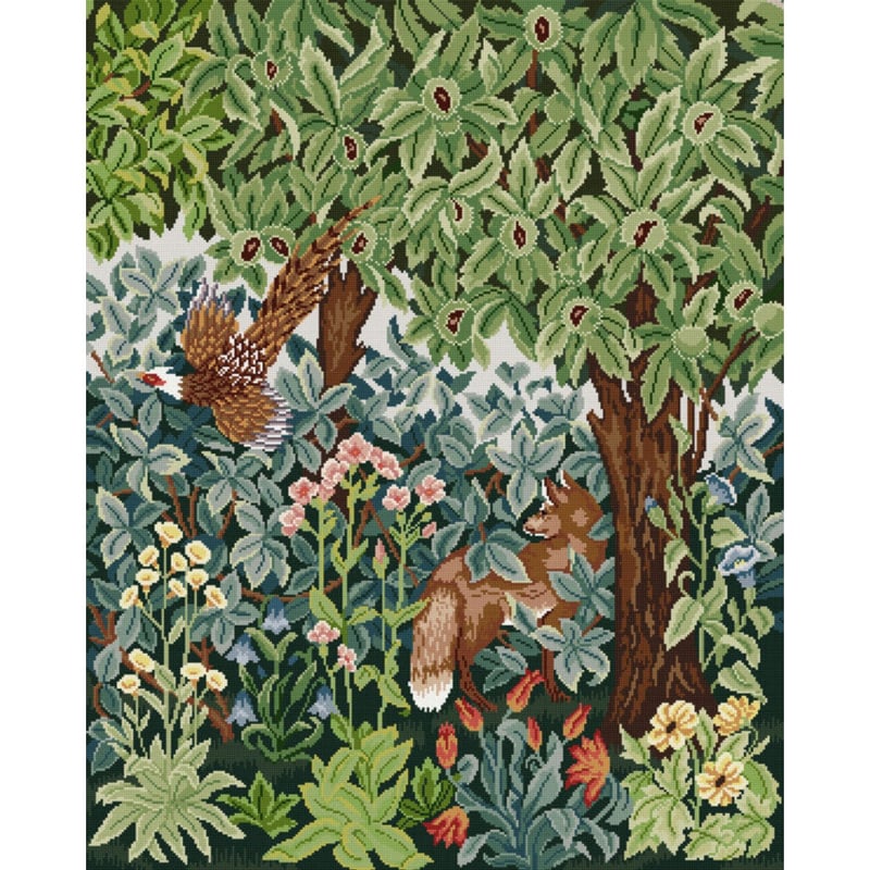 ベスラッセル 刺繍キットBannies by William De Morgan