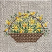 『水仙の花かご』30-6324