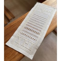 ホワイトワークのサンプラー【刺繍キット】