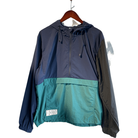 F.F.G panel anorak  navy