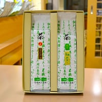 贈答用　雁ヶ音「特撰玉露雁ヶ音」煎茶「初みどり」各160ｇ箱入りセット