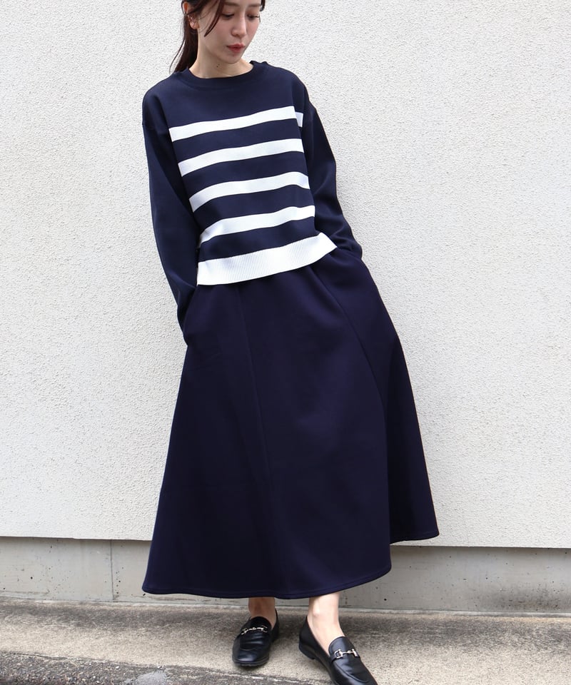 etre relie】ダンボールニットフレアスカート / 151505 | etre relie