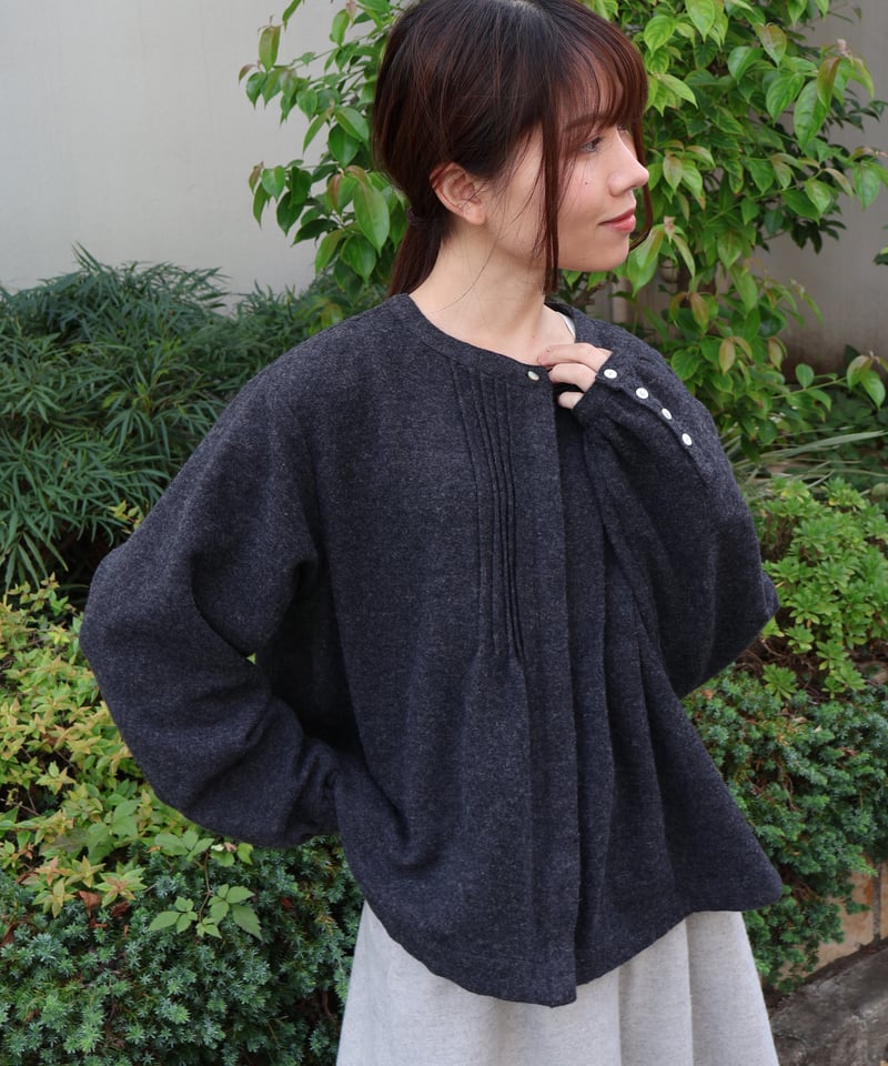 etre relie】 ファーリーツイルブラウス 159307 | etre relie