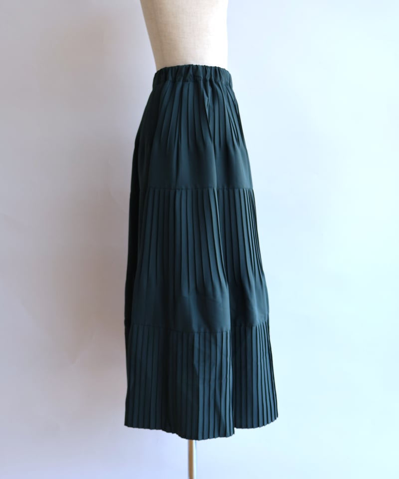Land theater スカート　グリーの木デザイン etre relie】消しプリーツティアードスカート 147509 | etre relie