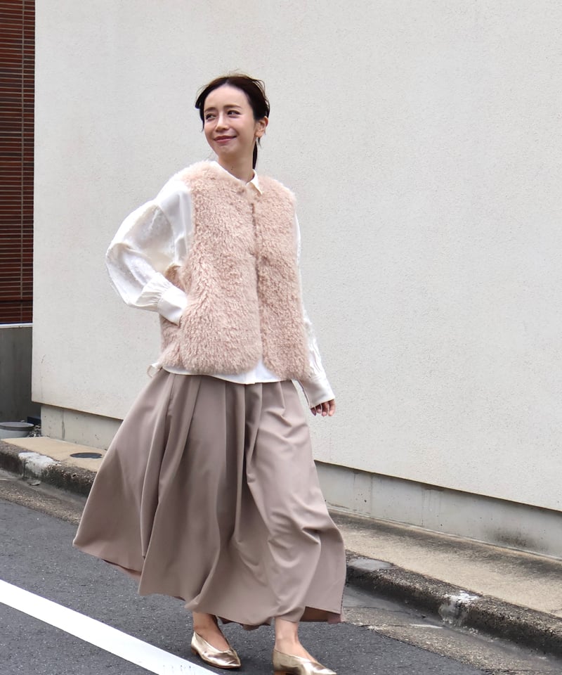 etre relie リバーシブルファーベスト 楽天市場】フェイクムートンリバーシブルベスト／エトレリー（etre