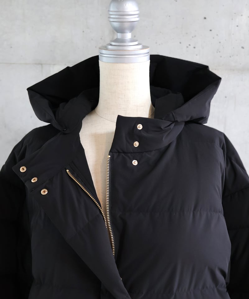 etre relie】ストレッチダウンフード付きコート 149101 | etre relie