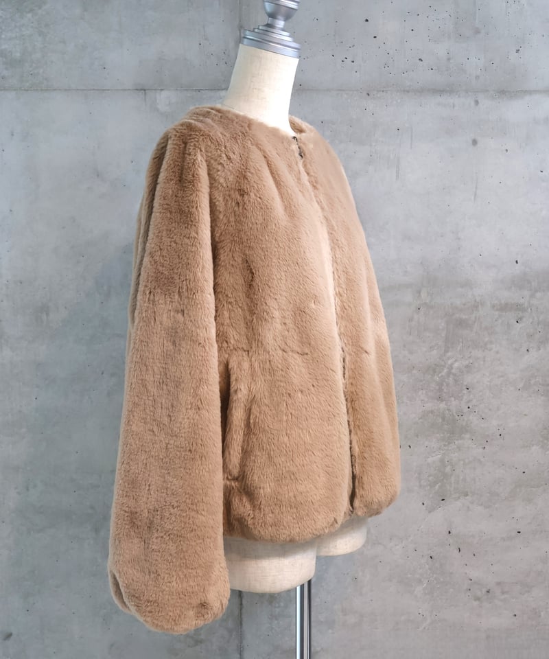 etre relie】リバーシブルフェイクファーブルゾン / 147221 | etre r