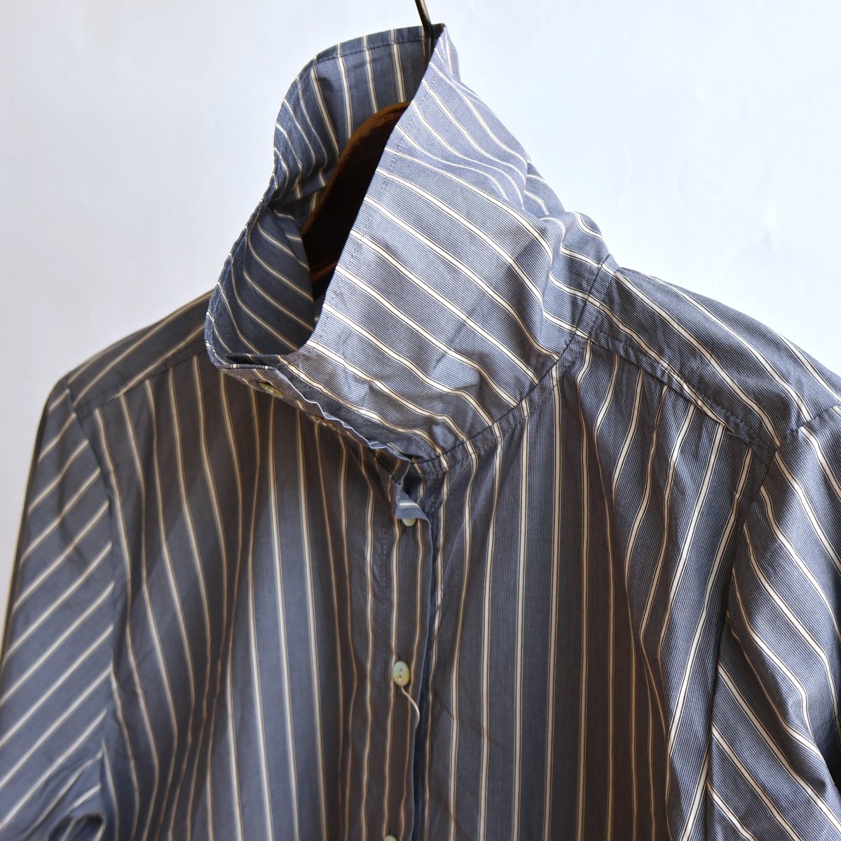 etre relie】ストライプスタンドシャツ / 157315 | etre relie