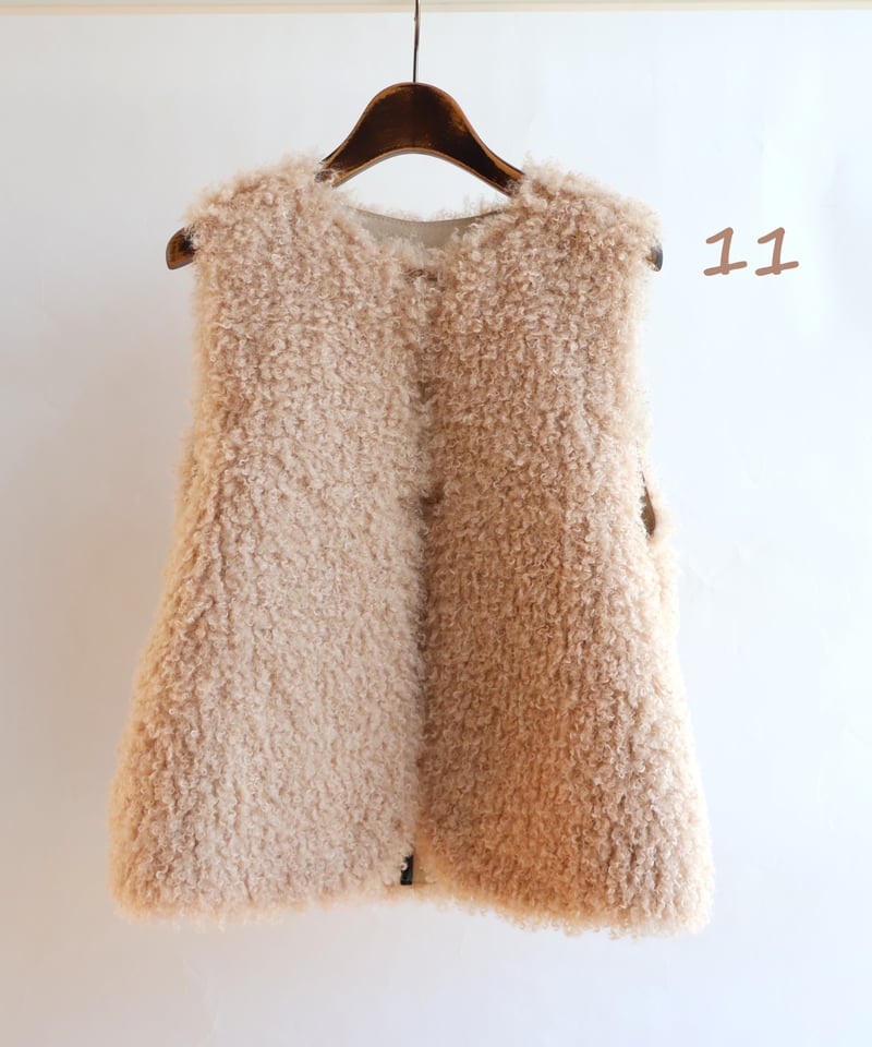 etre relie】フェイクムートンボンディングベスト / 157204 | etre r
