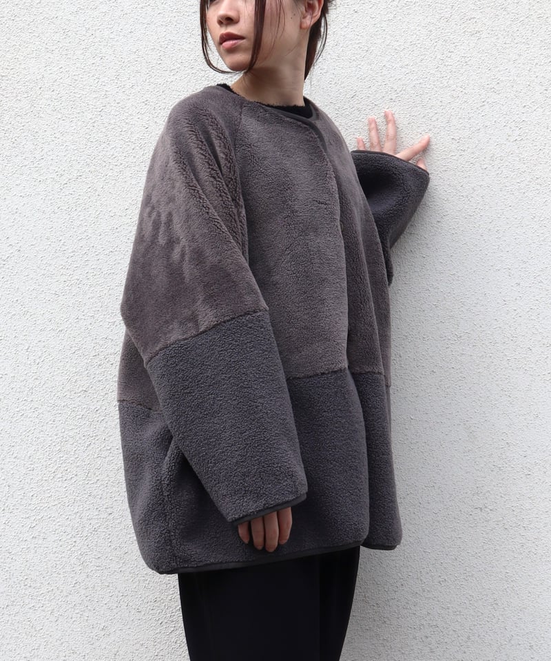 etre relie】 フェイクムートンリバーシブルジャケット / 159102 | etr