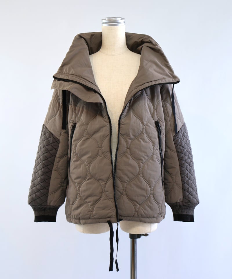 エトレリー（etre relie）/【etre relie】 キルティングニットタフタブルゾン etre relie】 キルティングニットタフタブルゾン / 159201 | etre r