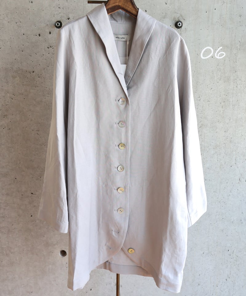 etre relie】ビスコース麻コート ・ 141105 | etre relie