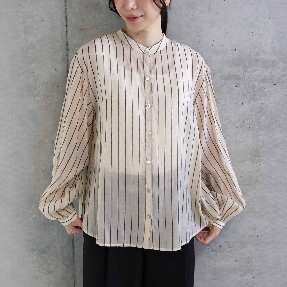 etre relie ストライプ 半袖シャツ fit=scale-down,w=1200