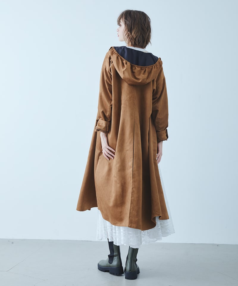 etre relie】カシエドスエードコート 157106 | etre relie