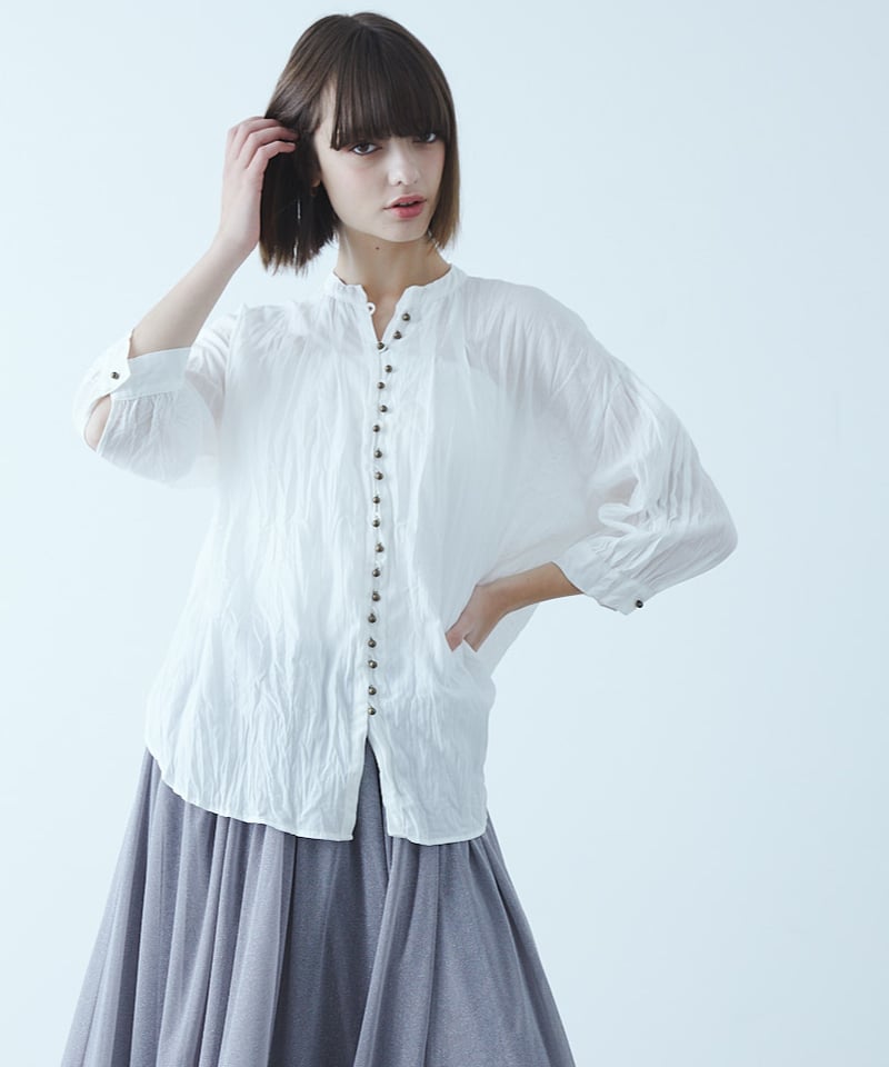 etre relie】シワ加工ブラウス 157313 | etre relie