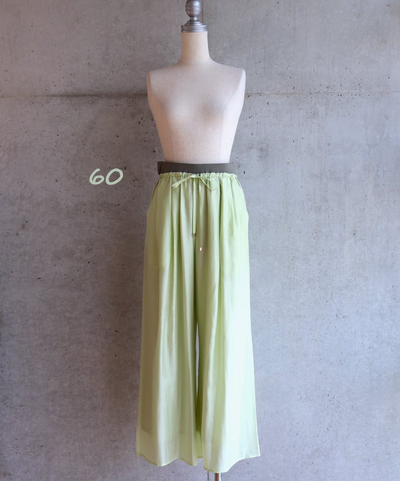 その他 24 etre relie】セミシアーウエストリブワイドパンツ. 153405