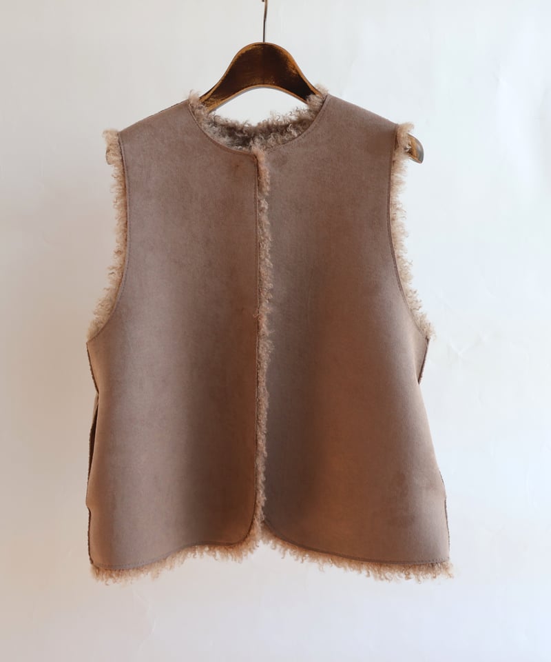 etre relie フェイクムートンボンディングベスト etre relie】フェイクムートンボンディングベスト / 157204 | etre r