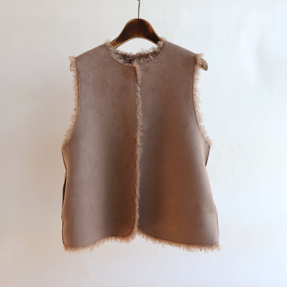 etre relie】フェイクムートンボンディングベスト / 157204 | etre r