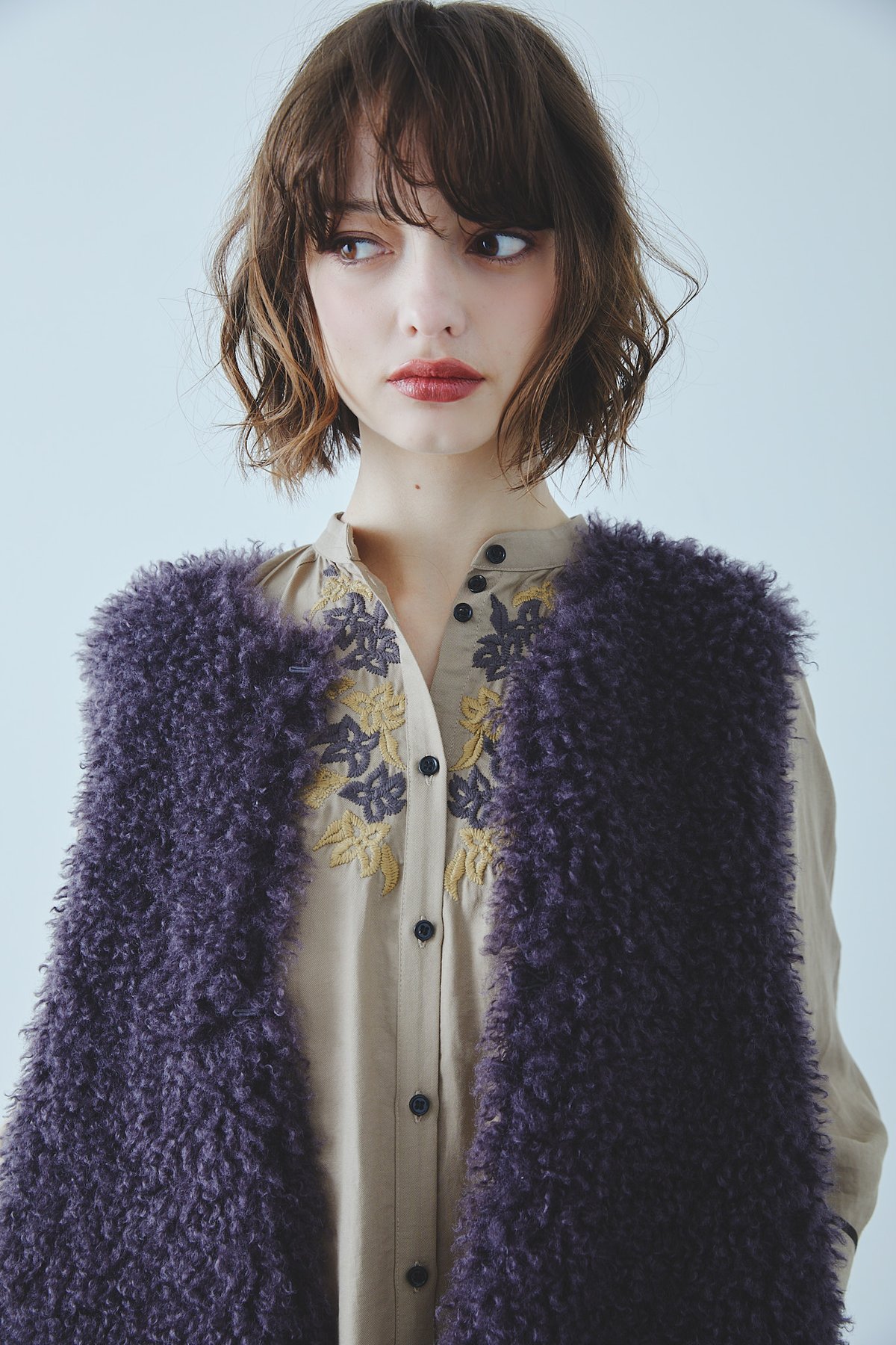 etre relie フェイクムートンボンディングベスト etre relie】フェイクムートンボンディングベスト / 157204 | etre r