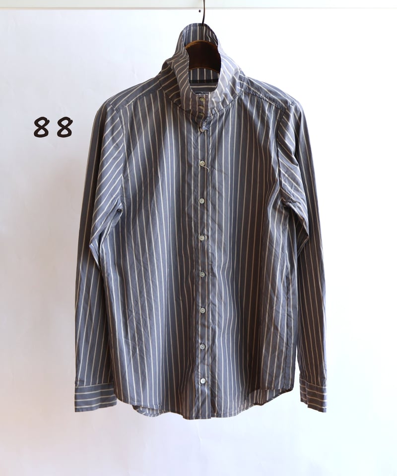 etre relie】ストライプスタンドシャツ / 157315 | etre relie