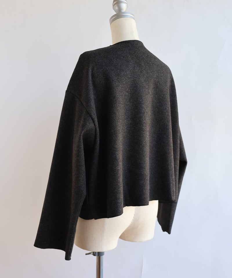 etre relie】ジャージノーカラーワイドジャケット * 159204 | etre