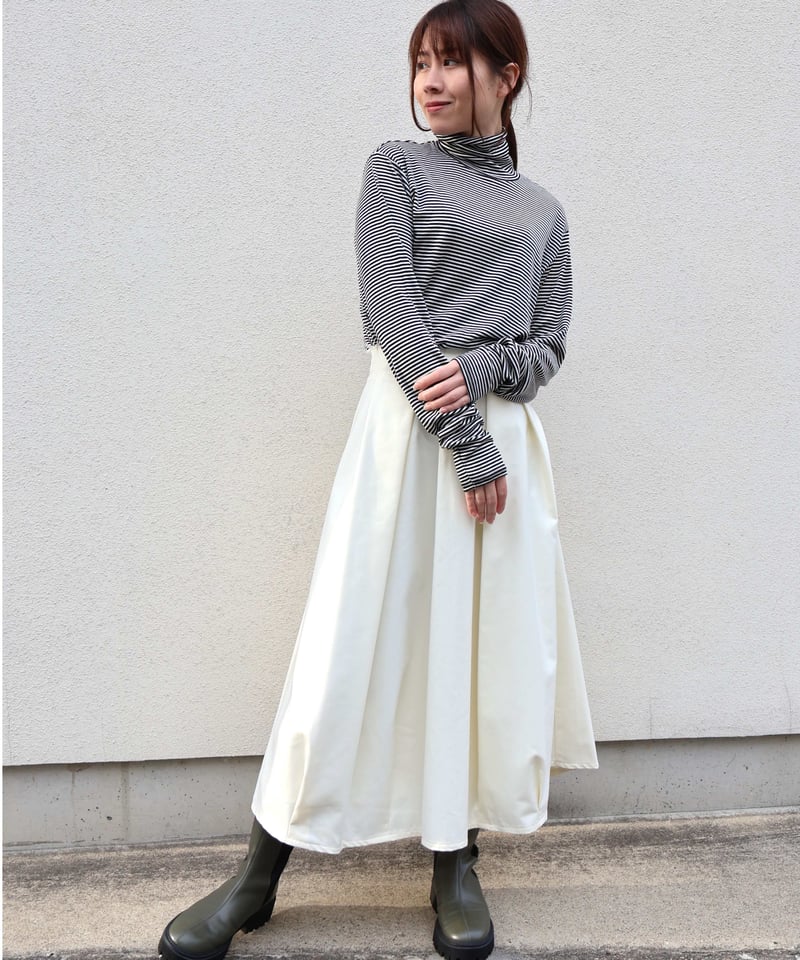 etre relie】 ピーチツイルランダムタックツイルスカート 159508 | etre