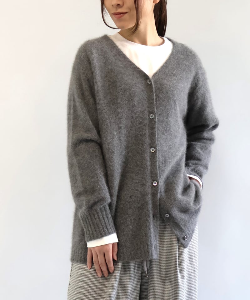 etre relie】FOX混ゆるVニットカーディガン / 157927 | etre relie