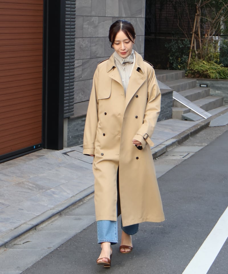 etre relie】サイドスリットトレンチコート 151101 | etre relie
