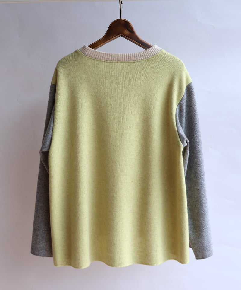 etre relie】カラーブロッキングニットソープルオーバー 159820 | etre