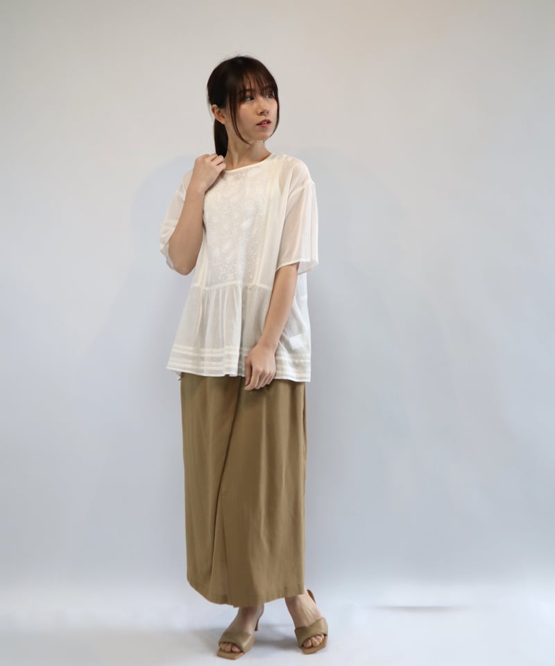 etre relie】 麻混ラップスカート 761506 | etre relie