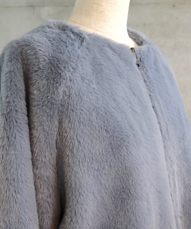 etre relie】リバーシブルフェイクファーブルゾン / 147221 | etre r