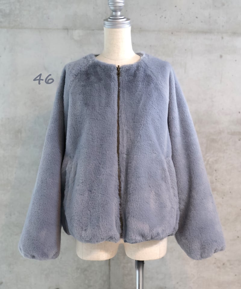 etre relie】リバーシブルフェイクファーブルゾン / 147221 | etre r