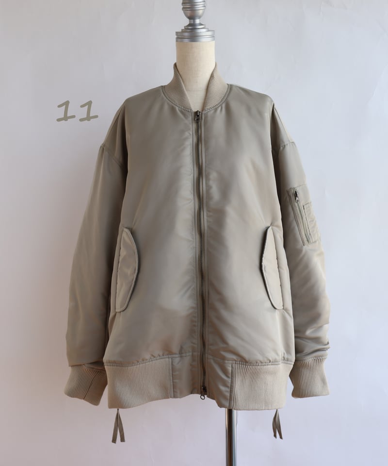 ELLIEエリー＊ステッチブルゾン＊新品未使用 etre relie】MA-1中綿ブルゾン / 157219 | etre relie