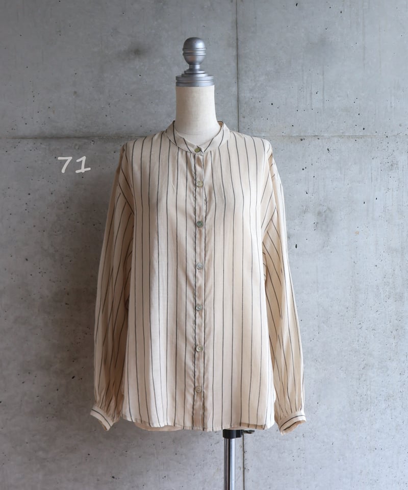 etre relie】シアーストライプシャツ /151324 | etre relie