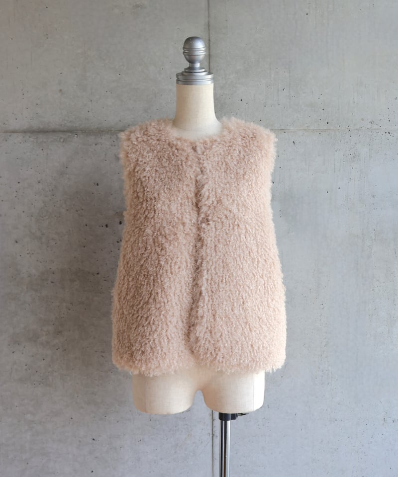 etre relie】フェイクムートンリバーシブルベスト 147204 | etre relie