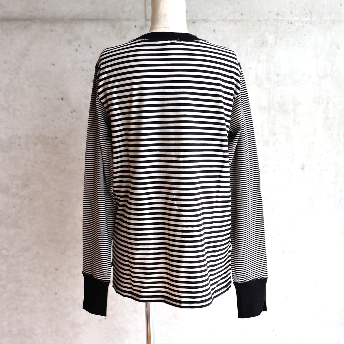 etre relie】ボーダーコンビ配色ステッチロンT /147820 | etre relie