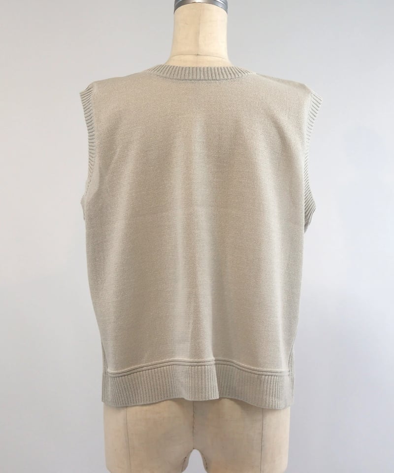 SeaRoomlynn PAPER KNIT MULTIボタンCHIBIベスト SeaRoomlynn PAPER
