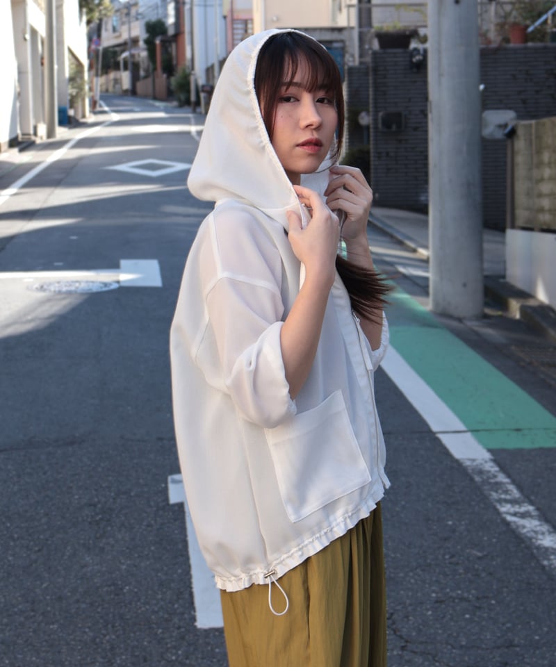 etre relie】 カラミメッシュパーカー 763207 | etre relie