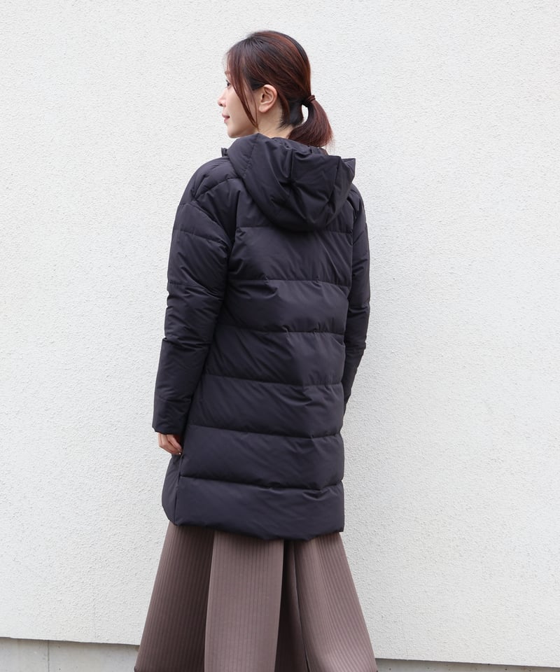 etre relie】ストレッチダウンフード付きコート 149101 | etre relie