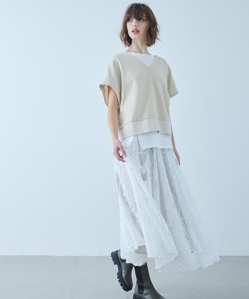 etre relie】 レースボリュームスカート 157518 | etre relie