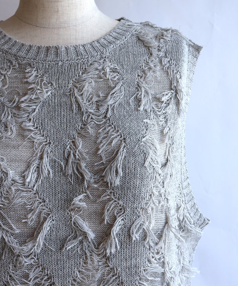 etre relie】 フリンジニットベスト / 157903 | etre relie