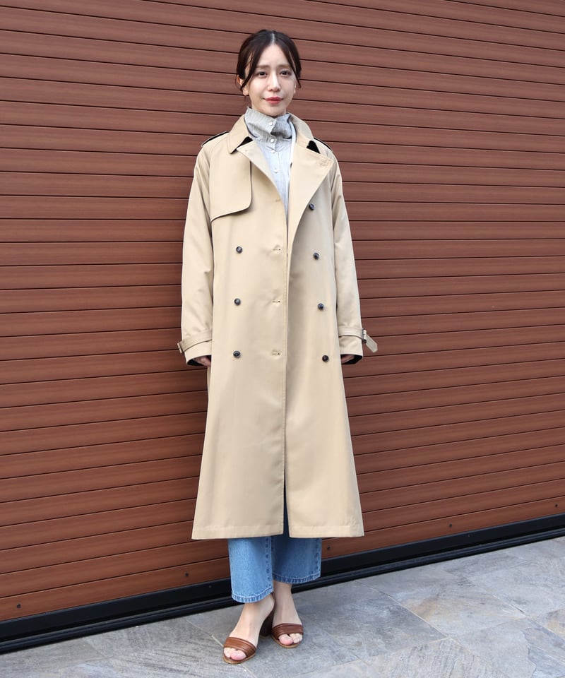etre relie】サイドスリットトレンチコート 151101 | etre relie