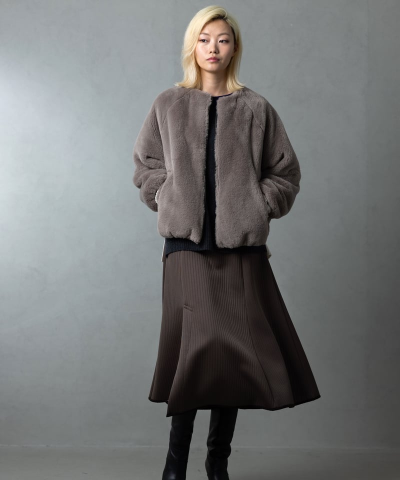 フェイクファーブルゾン　IENA IENA（イエナ）の「フェイクファー ブルゾン（ブルゾン）」 - WEAR